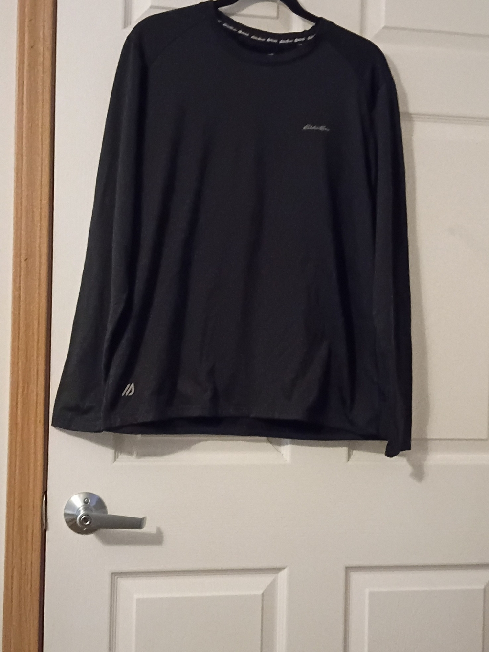 Eddie Bauer Black Long Sleeve Performance Shirt